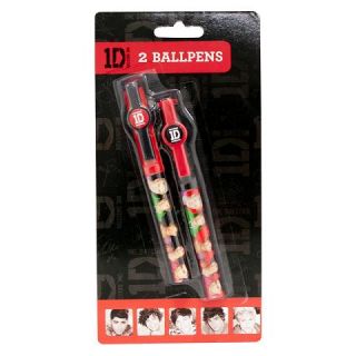 ONE DIRECTION 1D   2 x Ball Pens Stationery Ballpens   Liam Harry