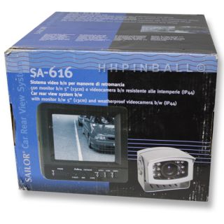Sailor SA 616 Rückfahr Videosystem Kamera Rückfahrkamera Videokamera