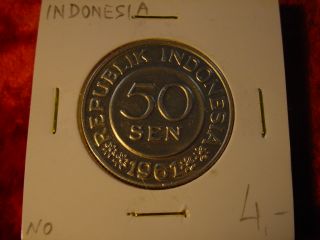 REPUBLIK INDONESIA 50 SEN 1961 627