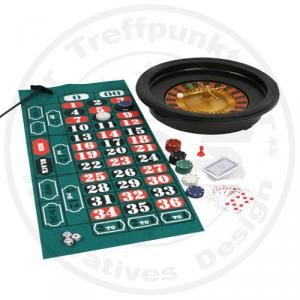 Casino Games Deluxe Roulette Edition mit Karten Black Jack Chips