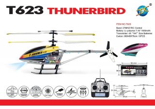 64cm großer RC Hubschrauber / Helikopter LCD T 23/T 623   NEU