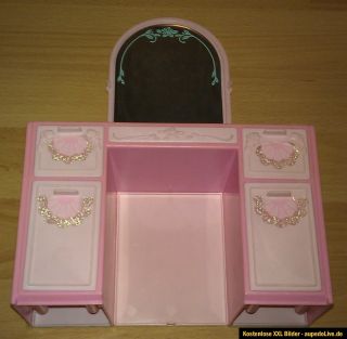 Original Schlafzimmer Garderobe, Schmink Tisch Barbie Mattel Puppen