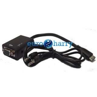 HDMI zu VGA mit Audio) (Mini HDMI zu VGA mit Audio) (Micro HDMI zu