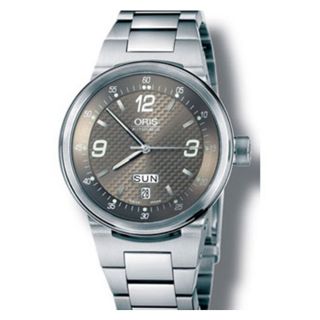  DAY DATE MENS STAINLESS STEEL CASE AUTOMATIC WATCH 635 7560 41 62 MB