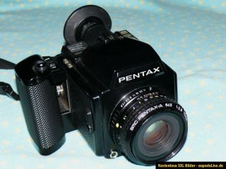 PENTAX 645 mit SMC Pentax A 2,8/75mm + BLITZ + Film   TOP