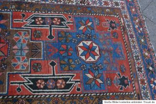 Alter antiker Kasak, Kazak Orient Teppich old Caucasian carpets