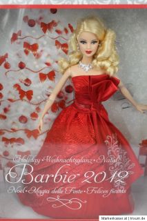 WEIHNACHTSGLANZ BARBIE 2012 Collector Edition W3465 NEU limited
