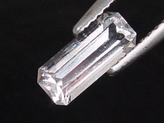 Natrolit / Natrolite 0,77 Ct. Oktagon Tschechien (870e)