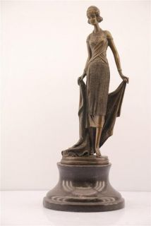 Bronze Tänzerin Bronzeskulptur Skulptur signiert Chiparus
