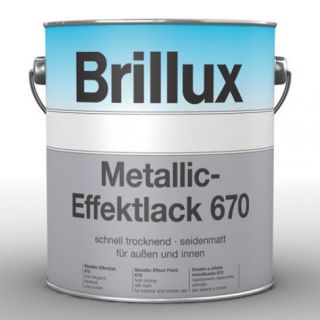 Brillux Metallic Effektlack 670 / 750 ml Lackfarbe