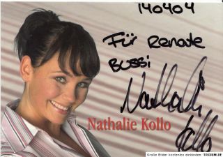 Nathalie Kollo TOP AK Orig. Sign. u.a. Feste der Volksmusik +57528