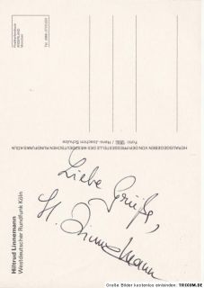 Hiltrud Linnemann WDR AK 80er Jahre Orig. Sign. +39382