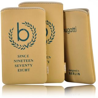 Handytasche SlimCase Bugatti Neopren Tasche Softcase für Apple iPhone