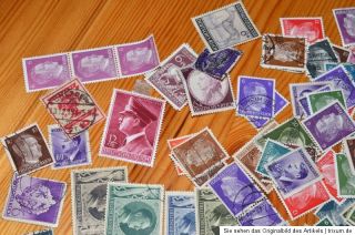 Angeboten wird hier eine Sammlung alter Briefmarken Deutsches Reich.