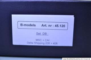models 45120 – Containerwagenset der DB