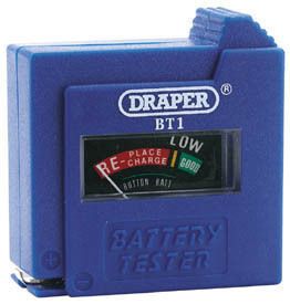 Draper Dry Cell Battery Tester incl Free Delivery(DRA72090)