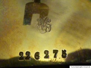 Lenzkirch Uhrenwerk mit original Pendel / Werkschlitten Seriennummer
