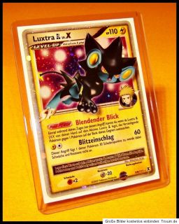 Pokemon Karte Luxtra GL Level LV X Aufstig der Rivalen 109/111   110