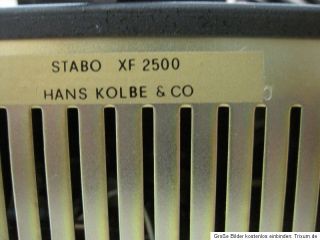 CB Funkgerät XF 2500 – Hersteller Stabo, 1981