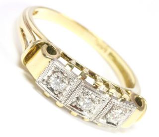 14kt 585 Damen Brillant Gold Ring Brillantring Brilliant Brillanten