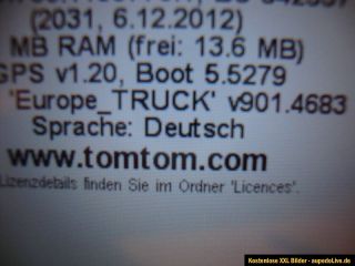 TomTom Go 730 TMC LKW EUROPA TRUCK 2013 VIDEO FUNKT NEUSTE VERSION