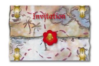 Einladungskarten Red Pirate Kindergeburtstag Kinder Party Einladung