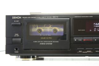 Denon DRM 710 Stereo Cassette Tape Deck