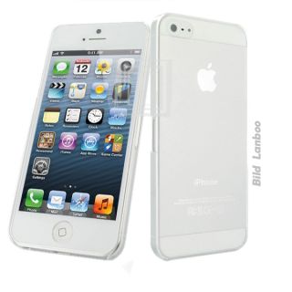 Apple iPhone 5 Handy Ultraslim Tasche Transparent Klar Hülle Cover