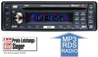 Elta 7540 Autoradio  RDS PLL Tuner Radio CD Player AntíShock BW