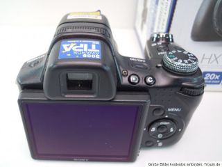 Sony DSC HX1 Digitalkamera 9 Megapixel, 20 fach opt. Zoom