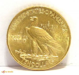 10 DOLLAR GOLD °INDIAN HEAD EAGLE° 1908; SS   3AWAT715