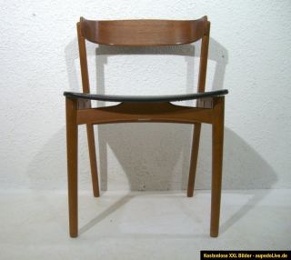 2Mid Century Stühle Chairs Made in Denmark Teak Wegner Juhl Ära