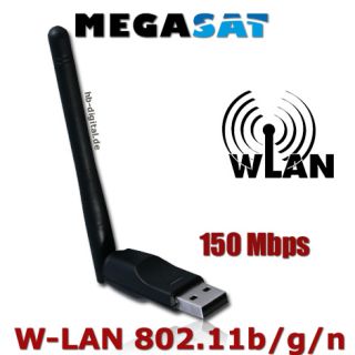 Stick passend für Megasat HD 720, 900, 900CI mit USB A Port Einfache