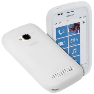 Case weiß Tasche für Nokia Lumia 710 Silicon Schutz Hülle