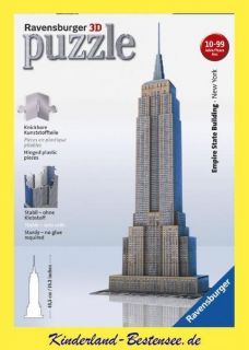 RAVENSBURGER*3D PUZZLE*EMPIRE STATE BUILDING NEW YORK*216 TEILE*NEU