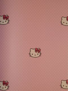 Hello Kitty Pink Polka Dots 73399 Tapete Kinderzimmer Tapeten