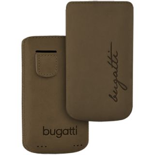 Bugatti Perfect Velvety Chocolate f Apple iPhone 4 / 4s Leder Tasche
