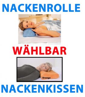 Visco Nackenkissen Nackenrolle Nackenstützkissen Kopfkissen