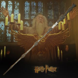 Albus Dumbledores Zauberstab Elderstab aus Harry Potter 7 inkl