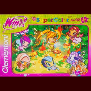 Winx Club Puzzle Maxi   Pixie Village   24 Teile Super Color Feen
