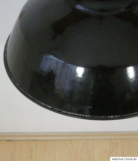 Schwarze Emaille Lampe Fabriklampe Industrielampe Loft industrial lamp
