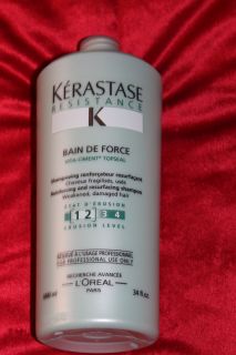 1000ml KERASTASE BAIN DE FORCE shampoo für strukturaufbau
