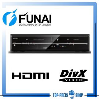 Videorekorder DVD Rekorder Combi Funai WD6D D4413DB