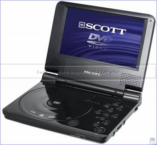 Scott DPX 768 BK tragbarer DVD Player 3250110017758