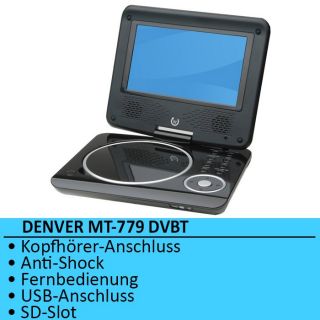 USB SD  DVB T JPEG DENVER MT 779 DVBT 5706751015991