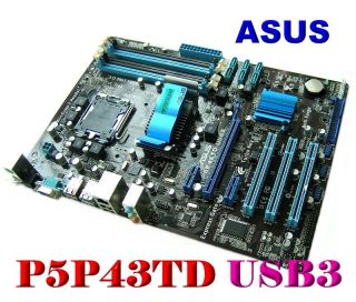ASUS P5P43TD/USB3 Intel P43 ICH10 775 DDR3 MOTHERBOARD 0610839175826