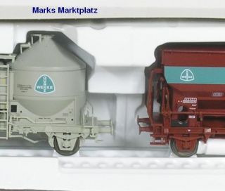 H0 3 tlg. Güterwagen Set Quarzwerke DB Roco 44048 NEU OVP