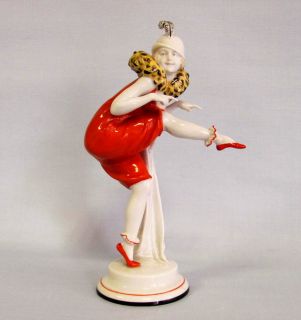 Art Deco Figur Tänzerin Galluba&Hofmann 1.Wahl 20er Jahre TOP