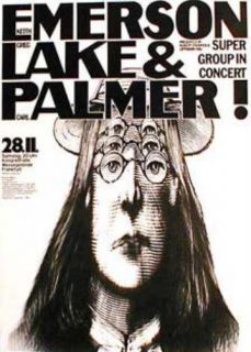 Emerson   Lake & Palmer   original Plakat