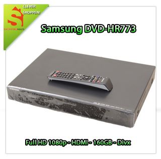 Samsung DVD HR773 DVD Recorder 160GB Festplatte HDMI DivX USB 1080P